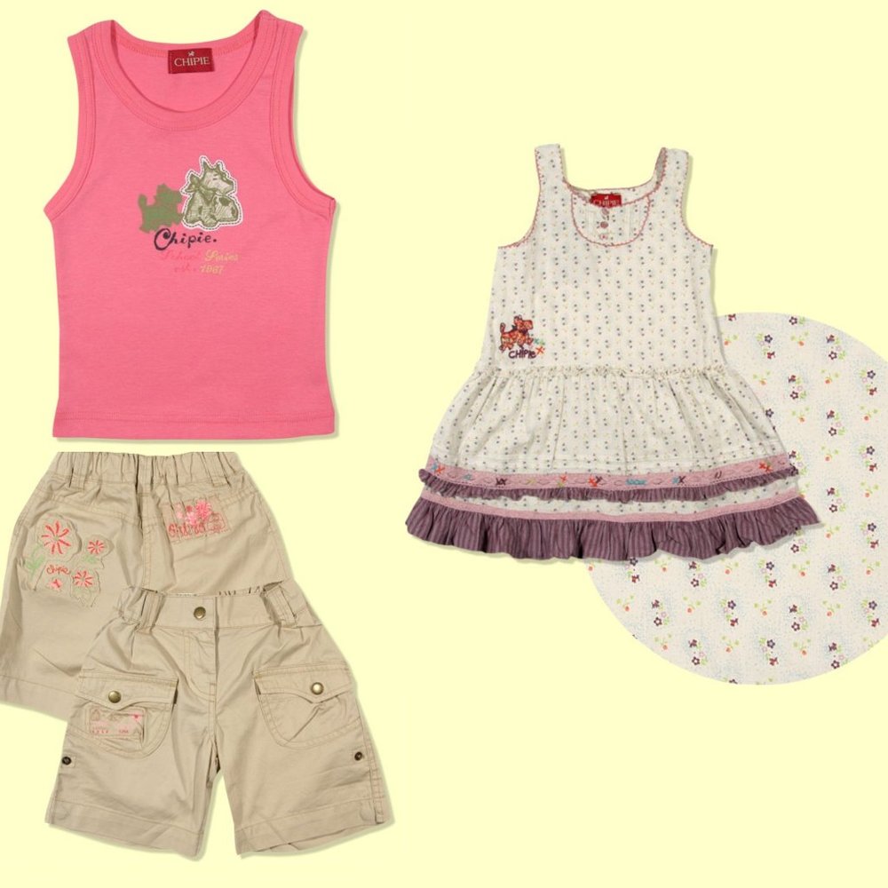 NWT French Designer Chipie Girl 3pc lot size 12